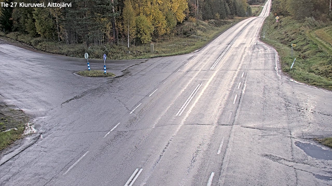 Kelikamerat Kuva Tie 27 Kiuruvesi, Aittojärvi, Kiuruvesi, Pohjois-Savo