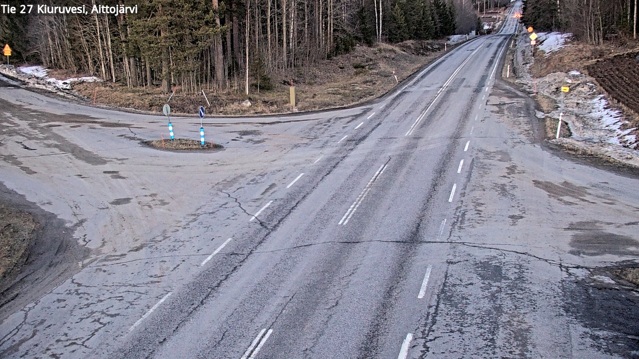 Kelikamerat Kuva Tie 27 Kiuruvesi, Aittojärvi, Kiuruvesi, Pohjois-Savo