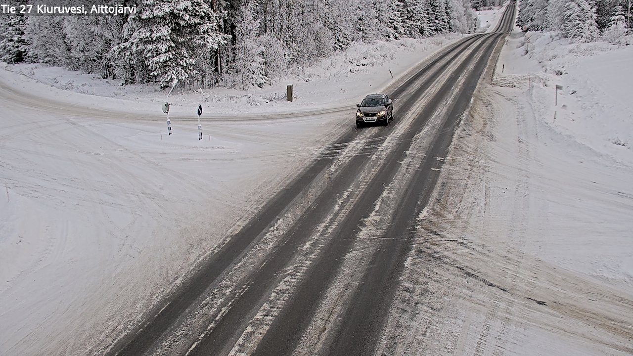 Kelikamerat Kuva Tie 27 Kiuruvesi, Aittojärvi, Kiuruvesi, Pohjois-Savo