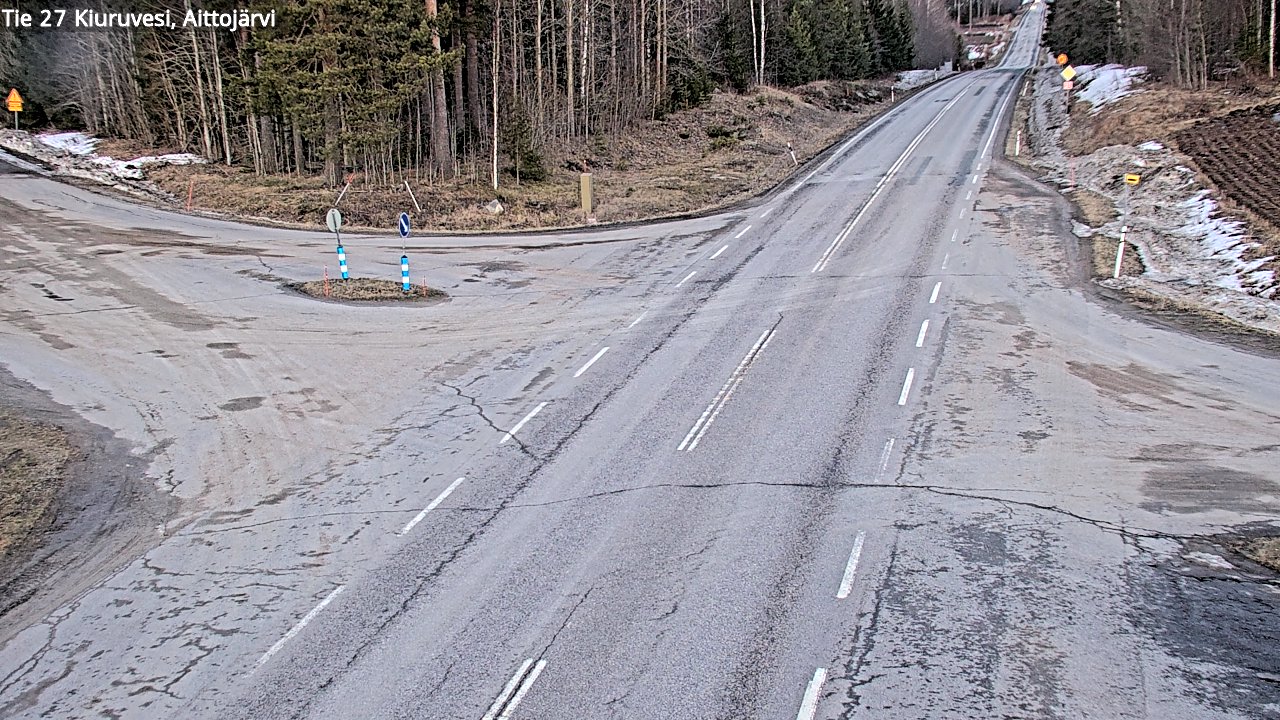 Kelikamerat Kuva Tie 27 Kiuruvesi, Aittojärvi, Kiuruvesi, Pohjois-Savo