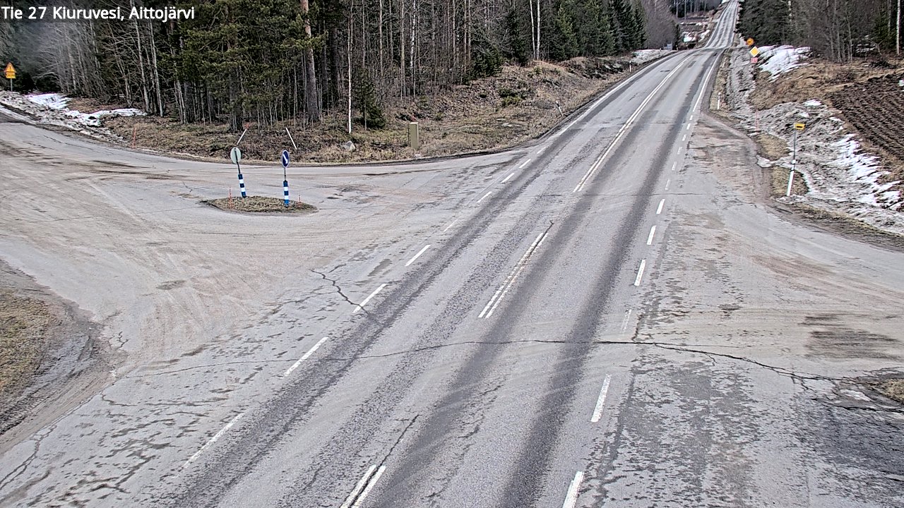 Kelikamerat Kuva Tie 27 Kiuruvesi, Aittojärvi, Kiuruvesi, Pohjois-Savo