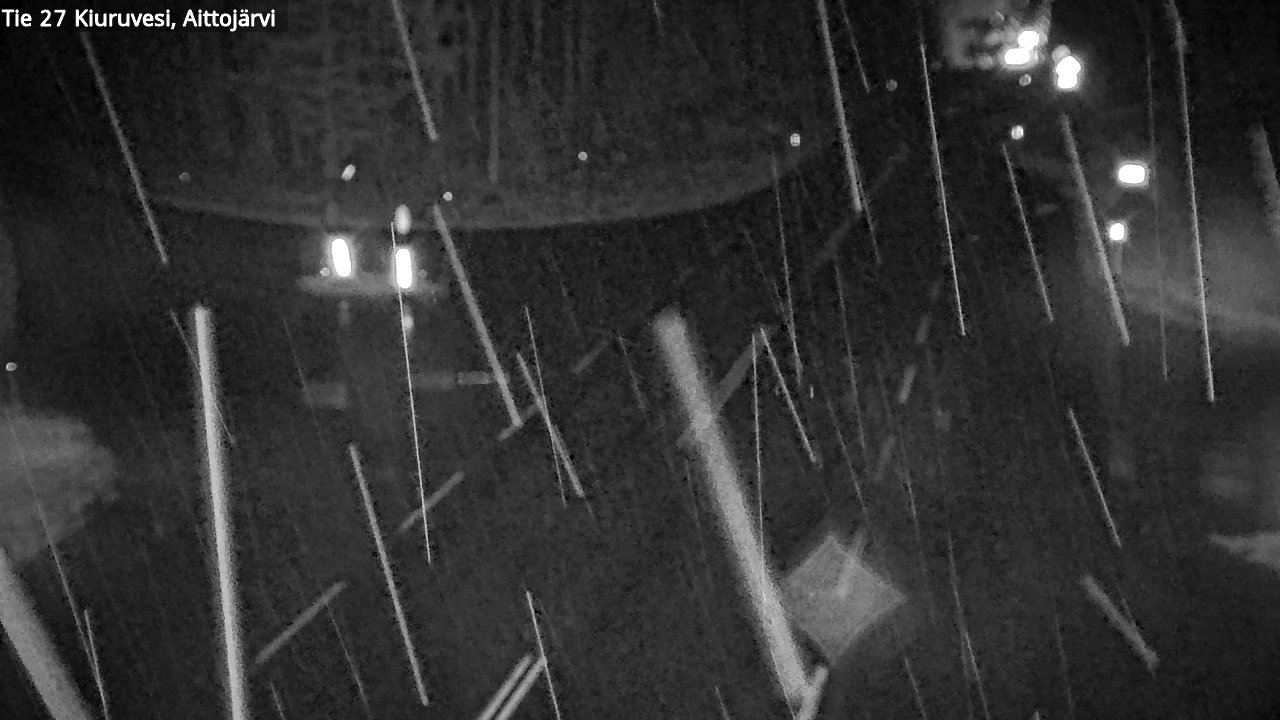 Weather Camera Image Road 27 Kiuruvesi, Aittojärvi, Kiuruvesi, Pohjois-Savo