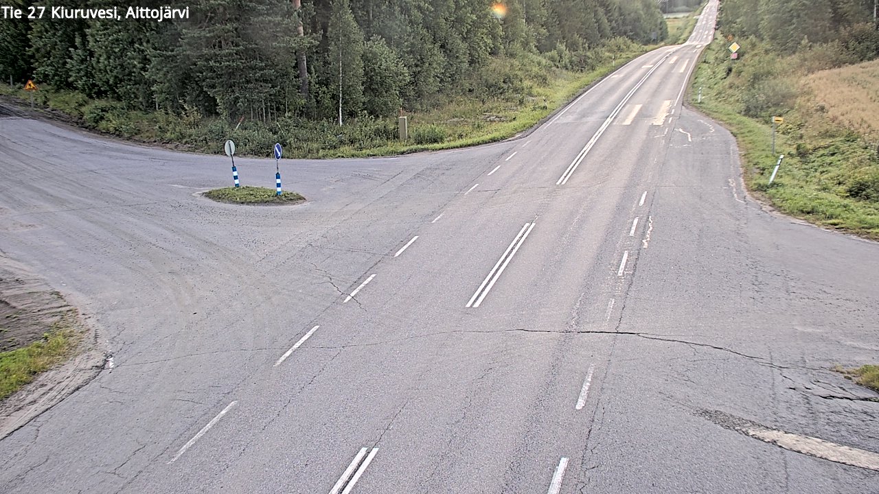 Kelikamerat Kuva Tie 27 Kiuruvesi, Aittojärvi, Kiuruvesi, Pohjois-Savo