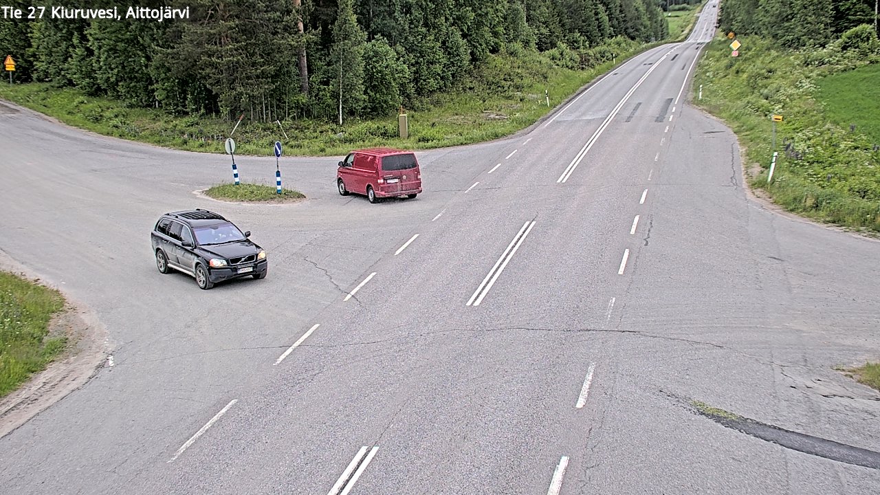 Kelikamerat Kuva Tie 27 Kiuruvesi, Aittojärvi, Kiuruvesi, Pohjois-Savo