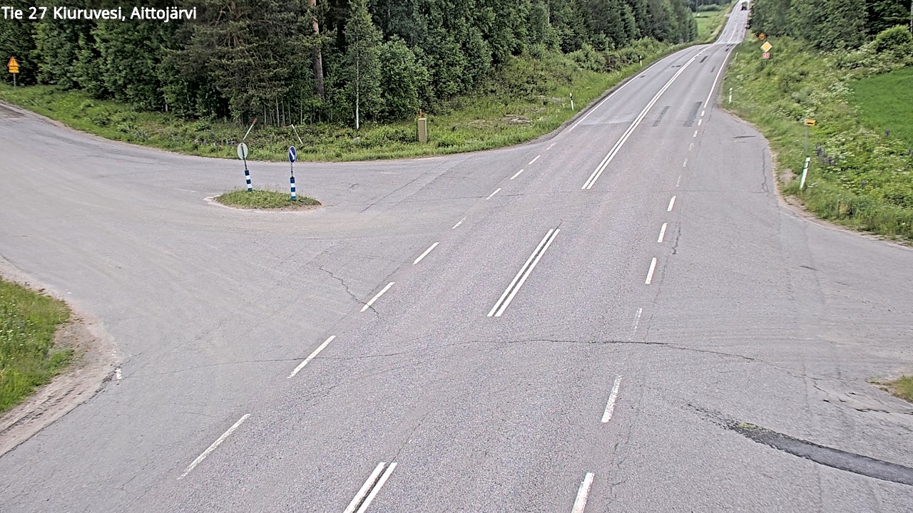 Kelikamerat Kuva Tie 27 Kiuruvesi, Aittojärvi, Kiuruvesi, Pohjois-Savo