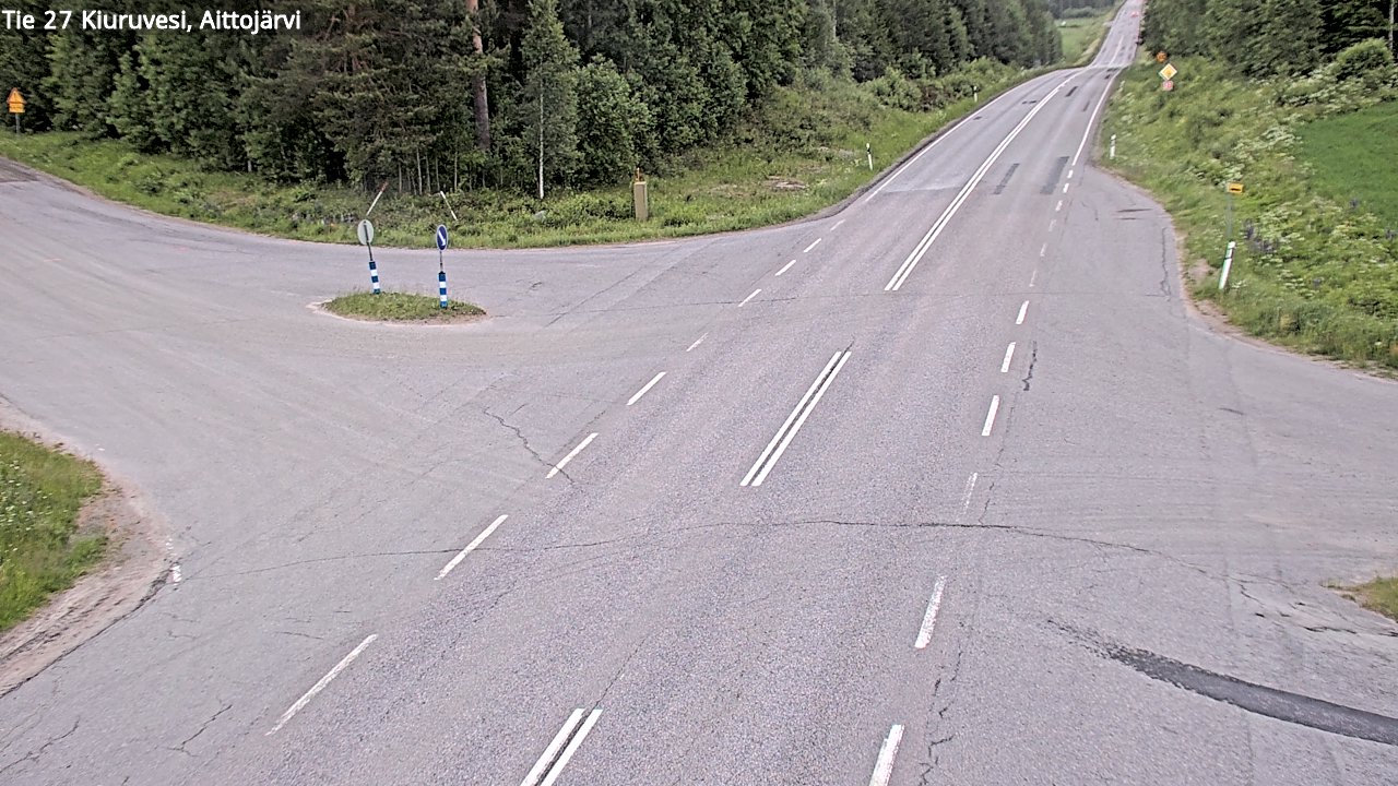 Kelikamerat Kuva Tie 27 Kiuruvesi, Aittojärvi, Kiuruvesi, Pohjois-Savo