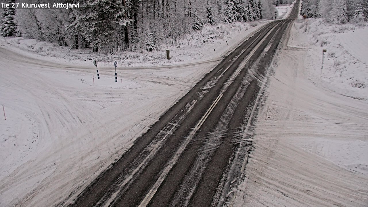 Kelikamerat Kuva Tie 27 Kiuruvesi, Aittojärvi, Kiuruvesi, Pohjois-Savo
