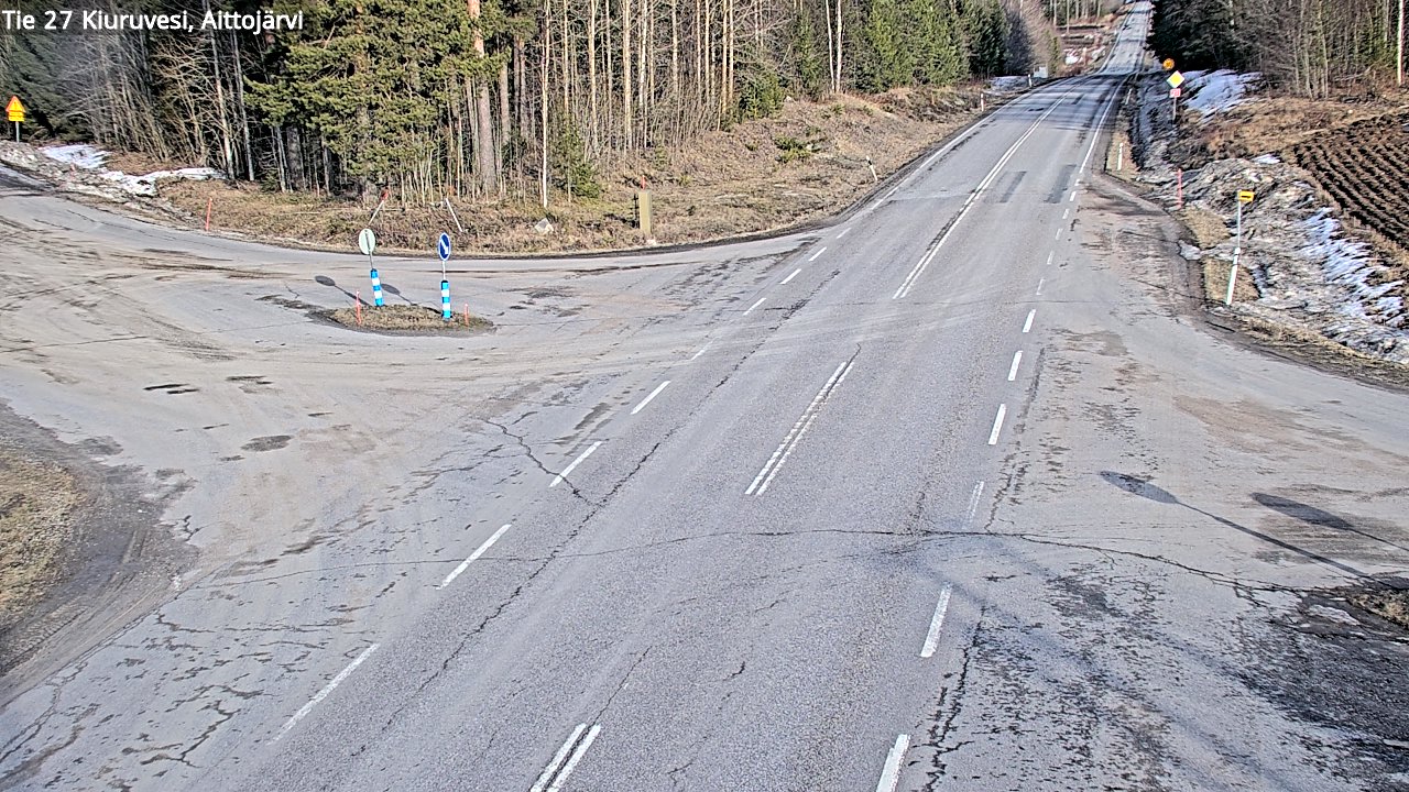 Kelikamerat Kuva Tie 27 Kiuruvesi, Aittojärvi, Kiuruvesi, Pohjois-Savo