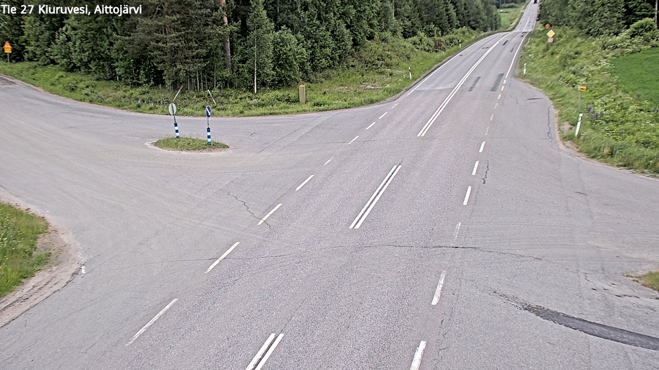 Kelikamerat Kuva Tie 27 Kiuruvesi, Aittojärvi, Kiuruvesi, Pohjois-Savo
