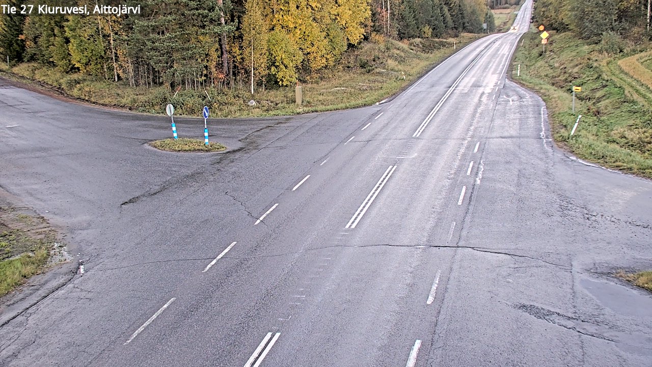 Kelikamerat Kuva Tie 27 Kiuruvesi, Aittojärvi, Kiuruvesi, Pohjois-Savo