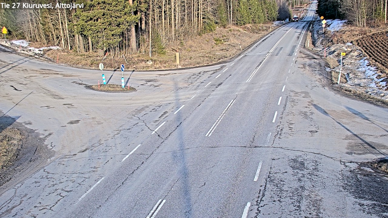 Kelikamerat Kuva Tie 27 Kiuruvesi, Aittojärvi, Kiuruvesi, Pohjois-Savo