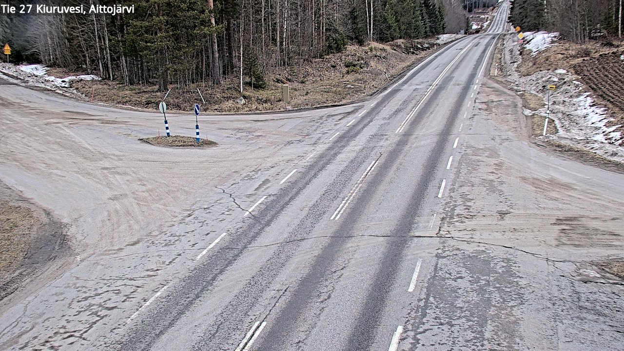 Kelikamerat Kuva Tie 27 Kiuruvesi, Aittojärvi, Kiuruvesi, Pohjois-Savo