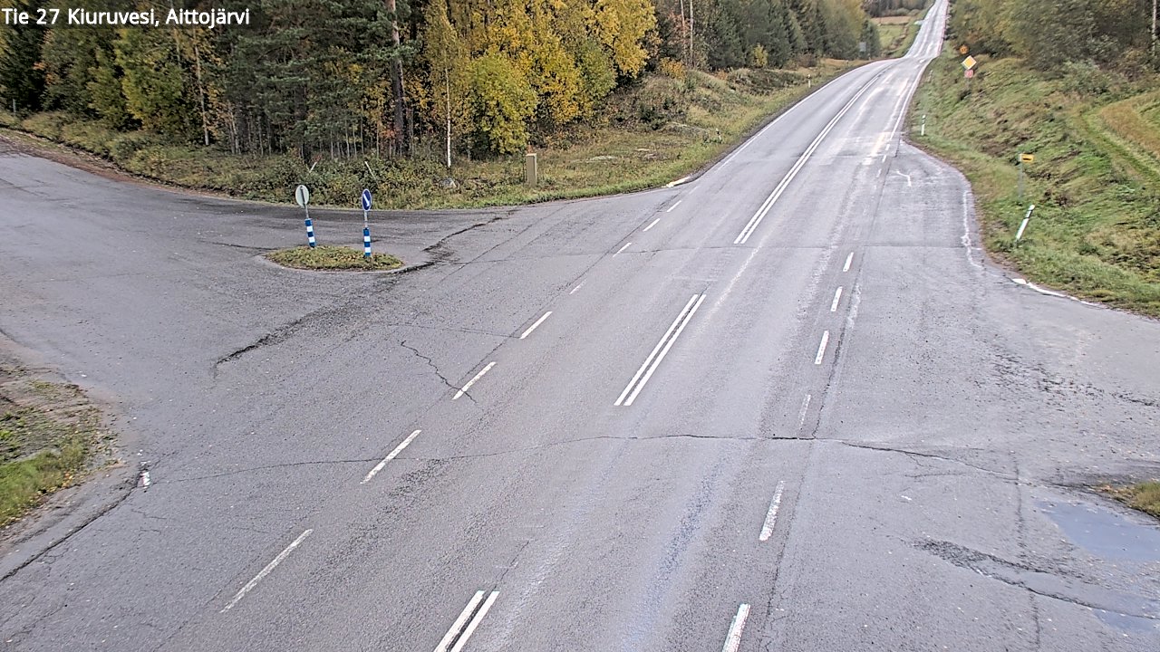 Kelikamerat Kuva Tie 27 Kiuruvesi, Aittojärvi, Kiuruvesi, Pohjois-Savo