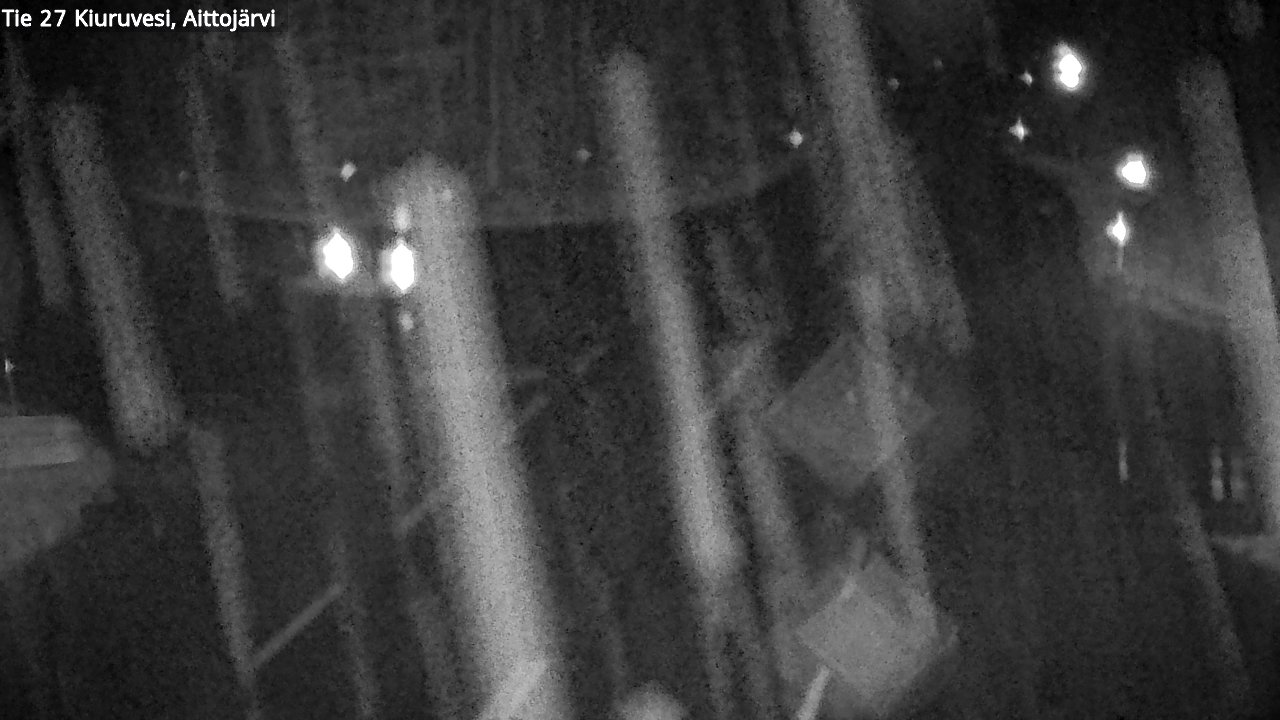 Weather Camera Image Road 27 Kiuruvesi, Aittojärvi, Kiuruvesi, Pohjois-Savo