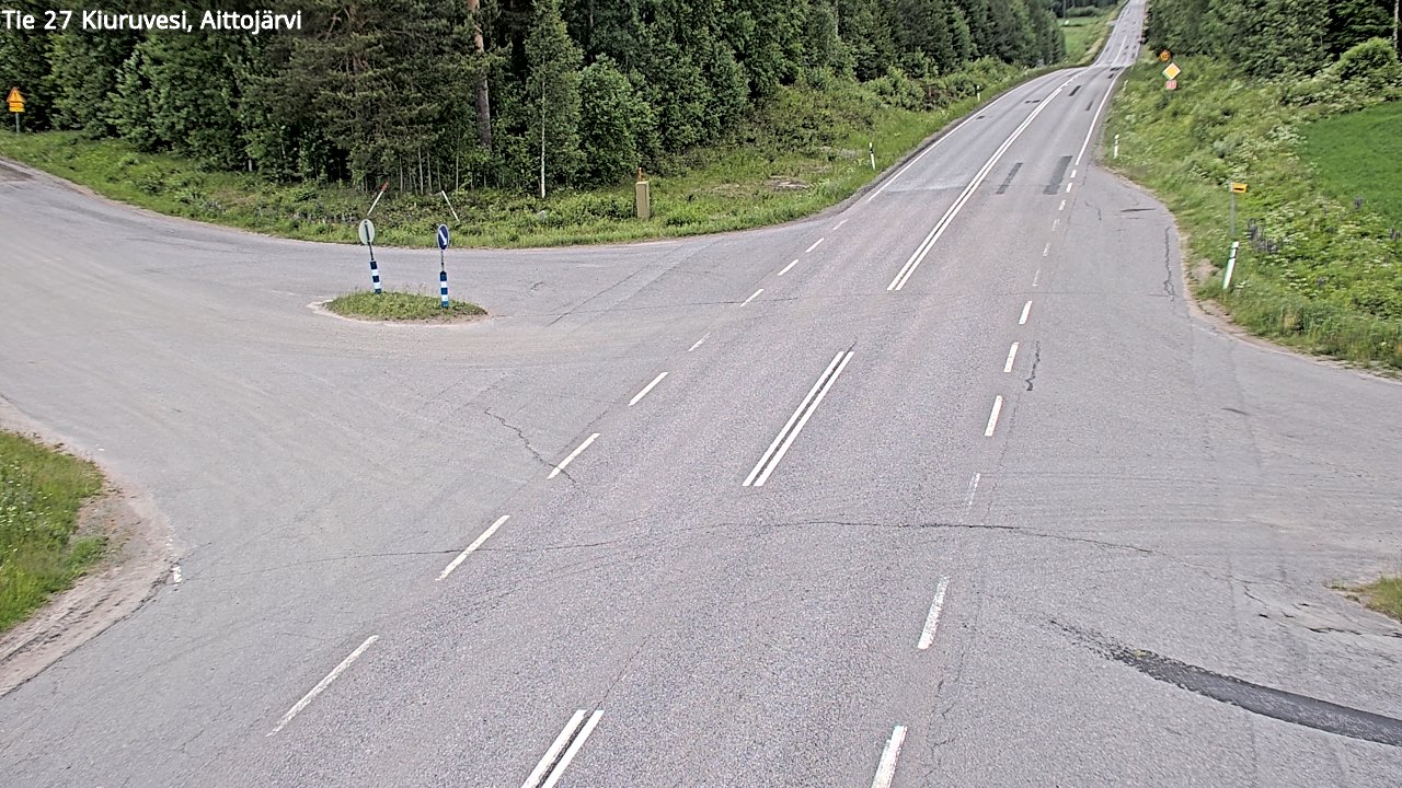 Kelikamerat Kuva Tie 27 Kiuruvesi, Aittojärvi, Kiuruvesi, Pohjois-Savo