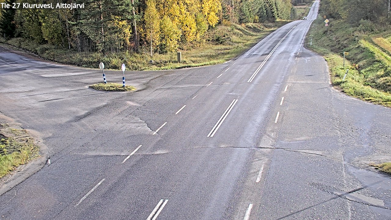 Kelikamerat Kuva Tie 27 Kiuruvesi, Aittojärvi, Kiuruvesi, Pohjois-Savo