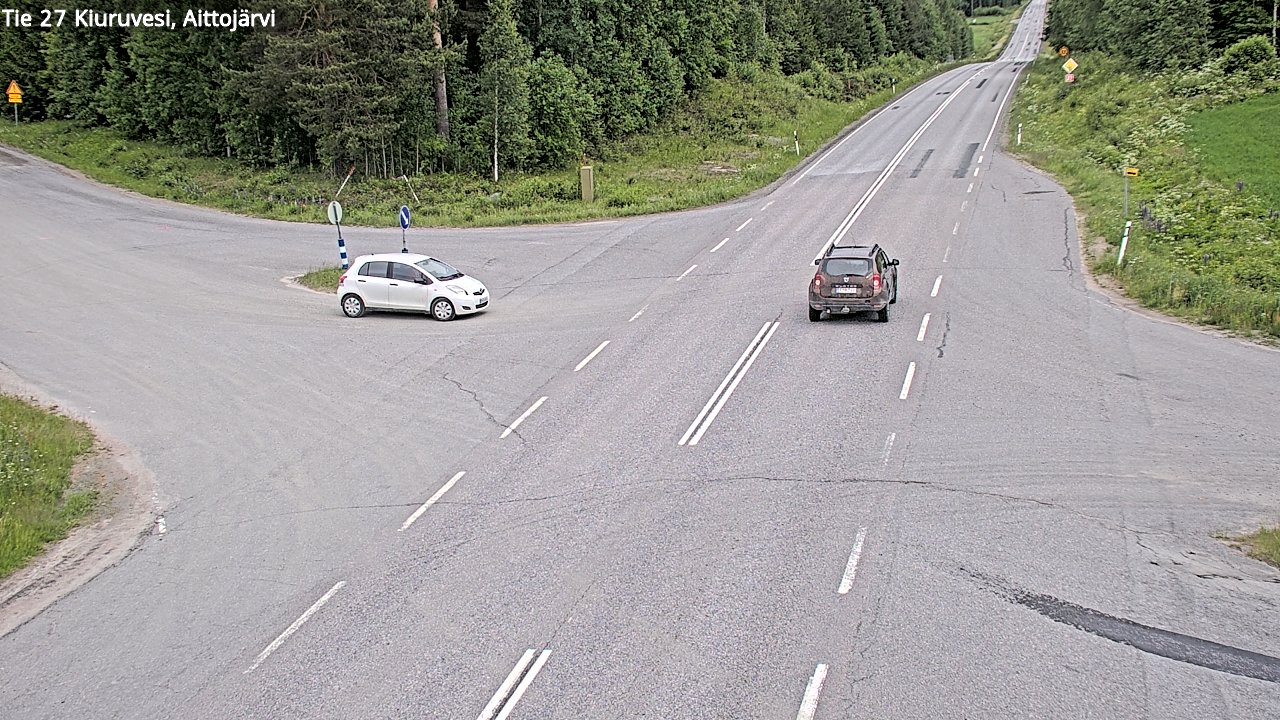 Kelikamerat Kuva Tie 27 Kiuruvesi, Aittojärvi, Kiuruvesi, Pohjois-Savo