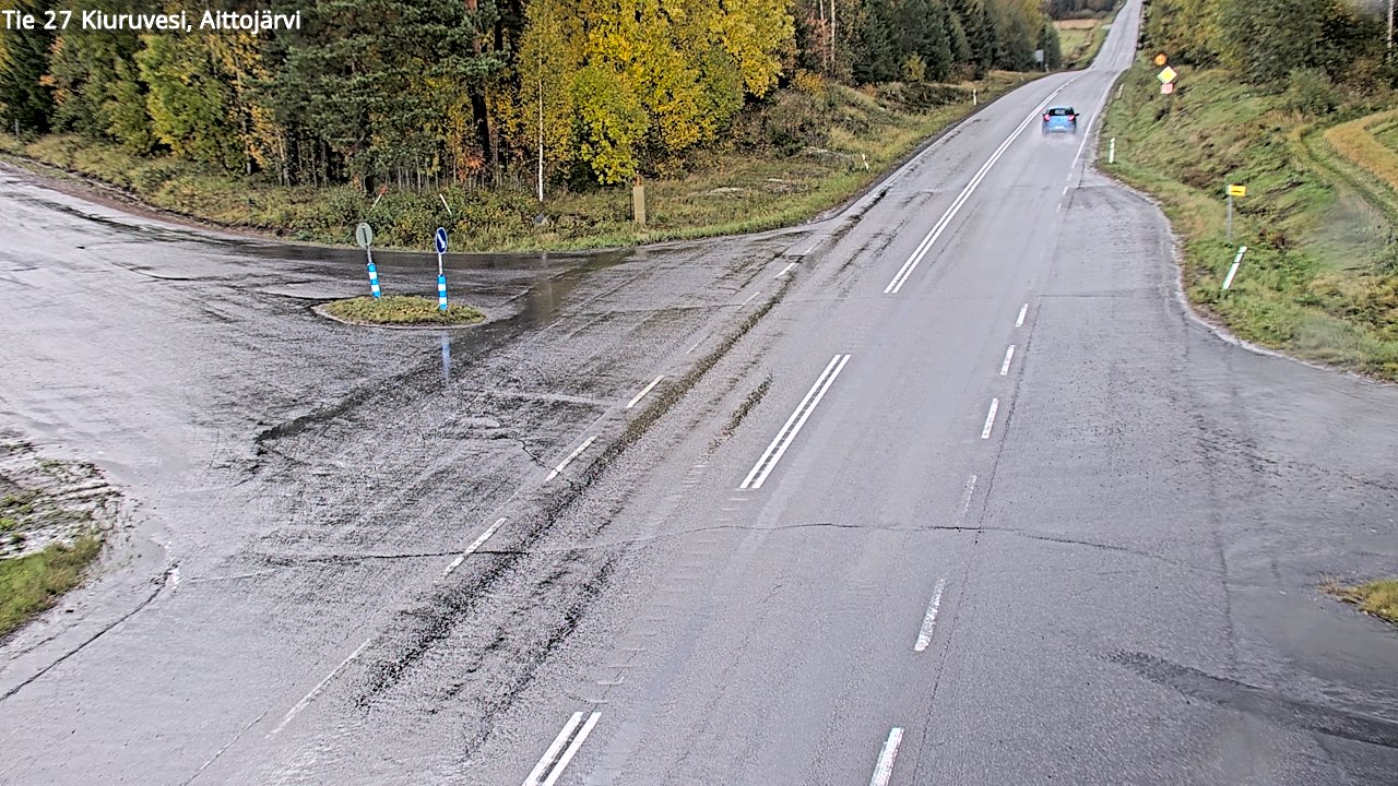 Kelikamerat Kuva Tie 27 Kiuruvesi, Aittojärvi, Kiuruvesi, Pohjois-Savo