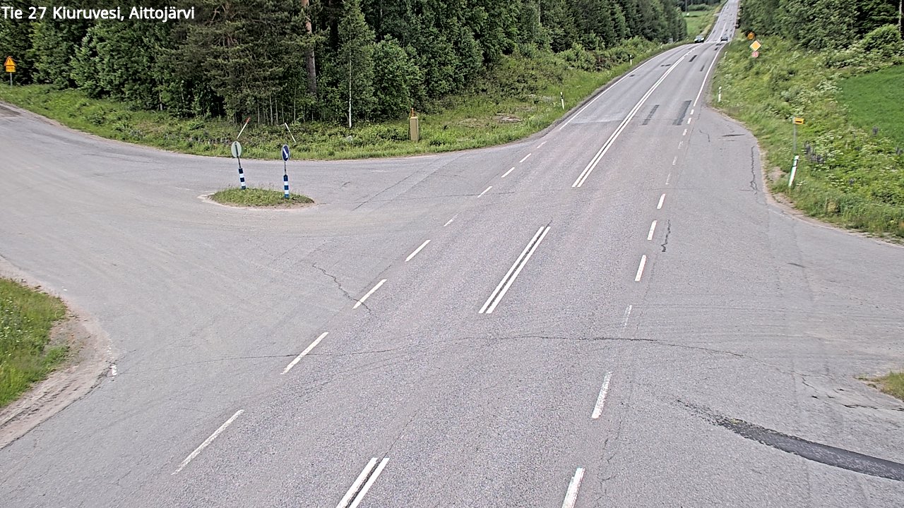 Kelikamerat Kuva Tie 27 Kiuruvesi, Aittojärvi, Kiuruvesi, Pohjois-Savo