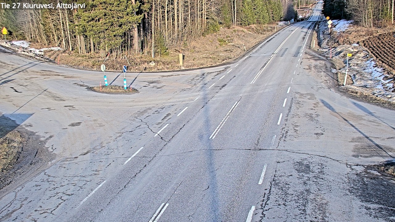 Kelikamerat Kuva Tie 27 Kiuruvesi, Aittojärvi, Kiuruvesi, Pohjois-Savo