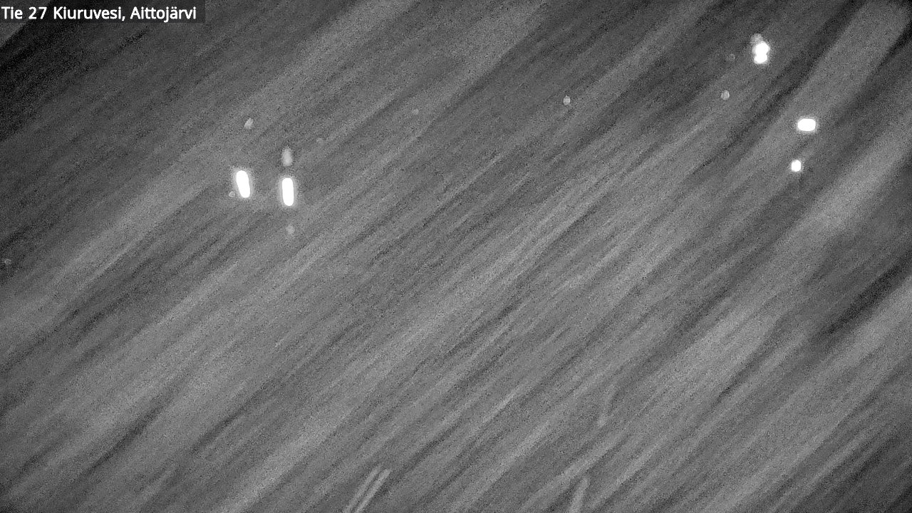 Weather Camera Image Road 27 Kiuruvesi, Aittojärvi, Kiuruvesi, Pohjois-Savo