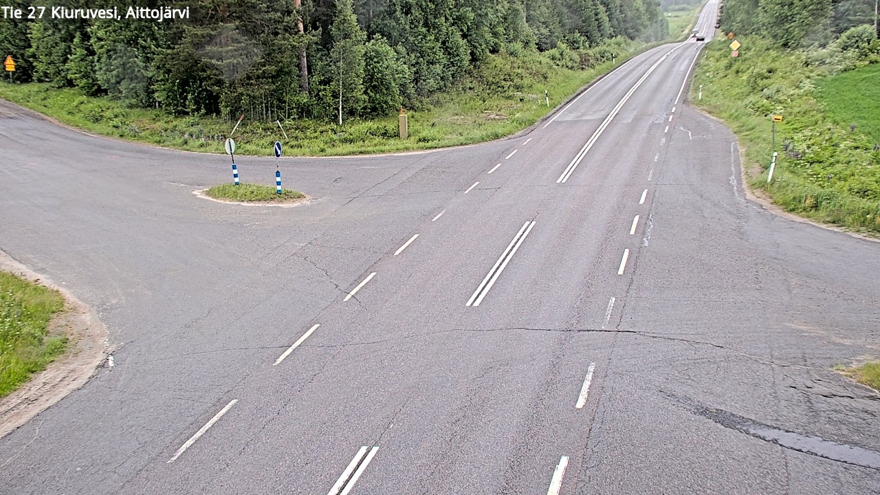 Kelikamerat Kuva Tie 27 Kiuruvesi, Aittojärvi, Kiuruvesi, Pohjois-Savo