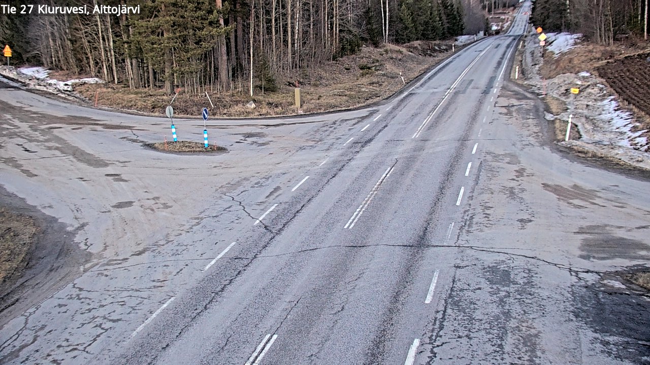 Kelikamerat Kuva Tie 27 Kiuruvesi, Aittojärvi, Kiuruvesi, Pohjois-Savo