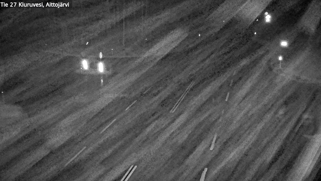 Weather Camera Image Road 27 Kiuruvesi, Aittojärvi, Kiuruvesi, Pohjois-Savo
