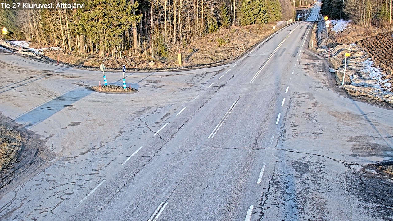 Kelikamerat Kuva Tie 27 Kiuruvesi, Aittojärvi, Kiuruvesi, Pohjois-Savo