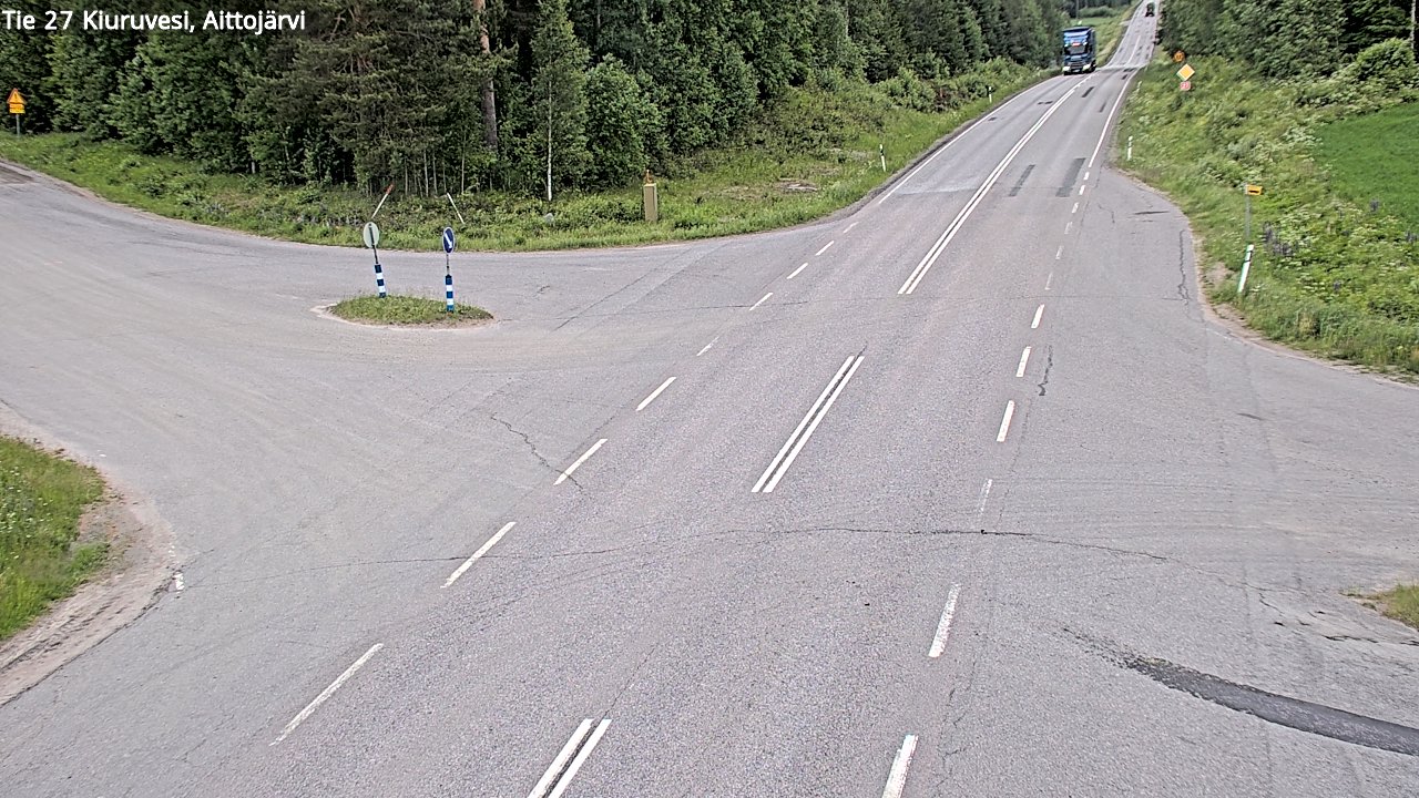 Kelikamerat Kuva Tie 27 Kiuruvesi, Aittojärvi, Kiuruvesi, Pohjois-Savo