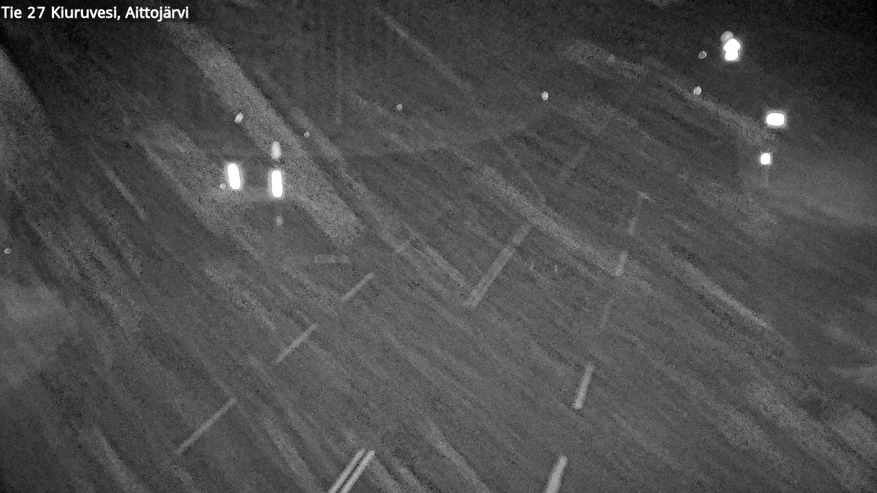 Weather Camera Image Road 27 Kiuruvesi, Aittojärvi, Kiuruvesi, Pohjois-Savo