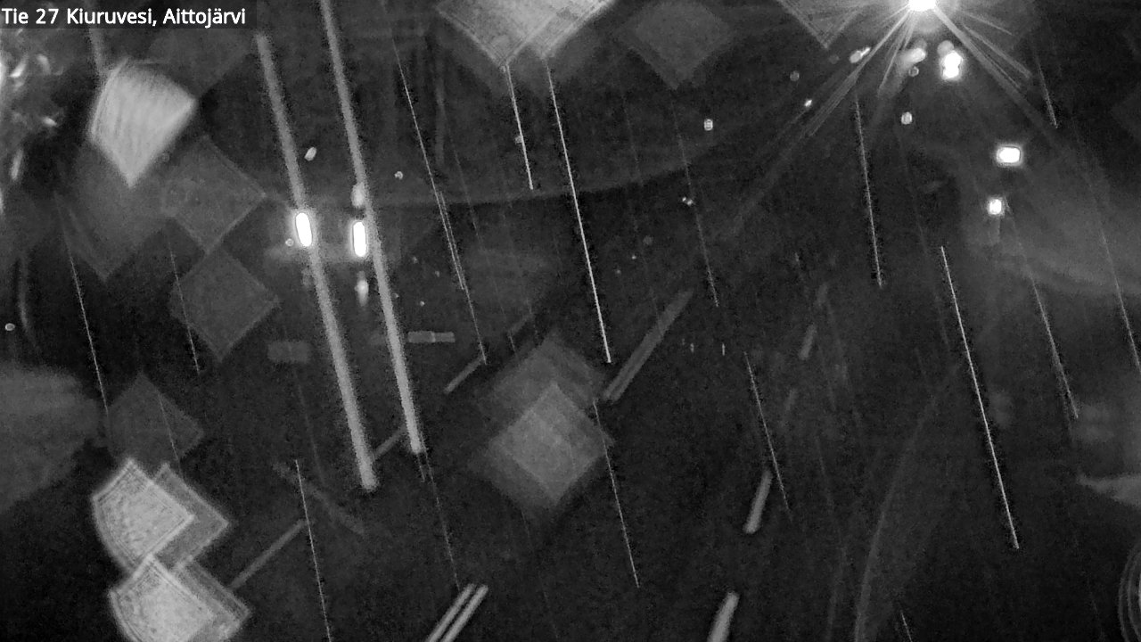 Weather Camera Image Väg 27 Kiuruvesi, Aittojärvi, Kiuruvesi, Pohjois-Savo