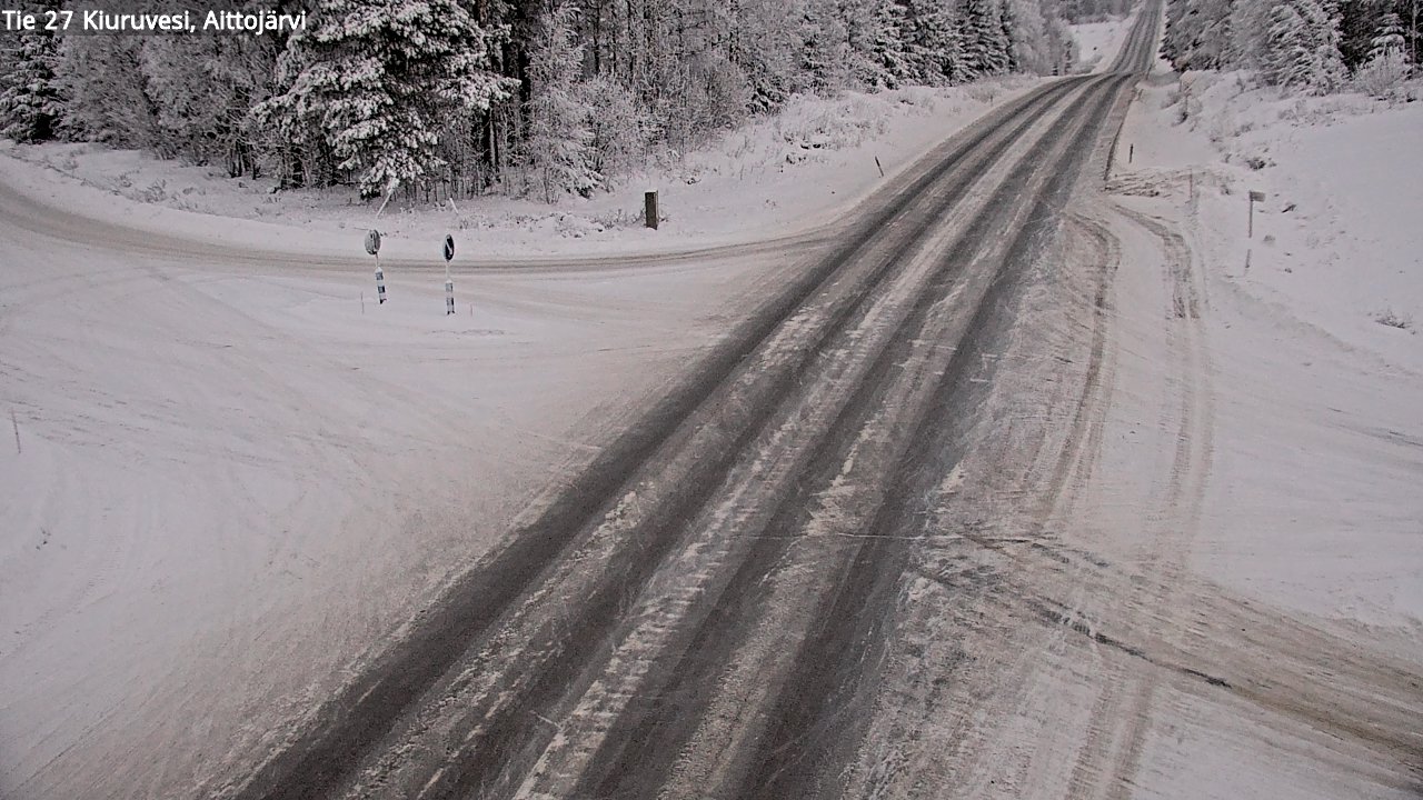Kelikamerat Kuva Tie 27 Kiuruvesi, Aittojärvi, Kiuruvesi, Pohjois-Savo