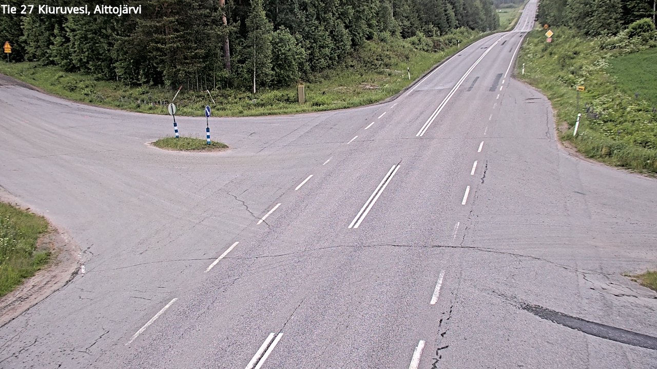 Kelikamerat Kuva Tie 27 Kiuruvesi, Aittojärvi, Kiuruvesi, Pohjois-Savo