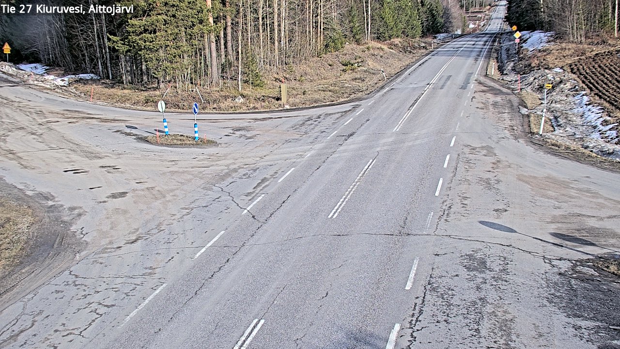 Kelikamerat Kuva Tie 27 Kiuruvesi, Aittojärvi, Kiuruvesi, Pohjois-Savo