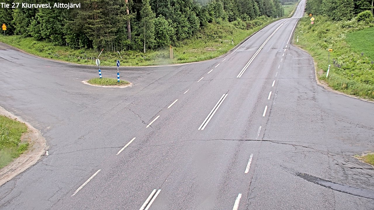 Kelikamerat Kuva Tie 27 Kiuruvesi, Aittojärvi, Kiuruvesi, Pohjois-Savo
