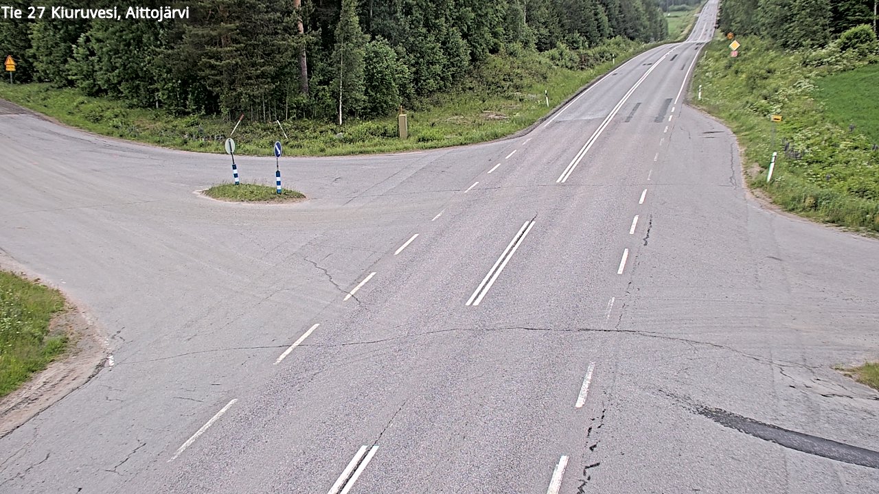 Kelikamerat Kuva Tie 27 Kiuruvesi, Aittojärvi, Kiuruvesi, Pohjois-Savo