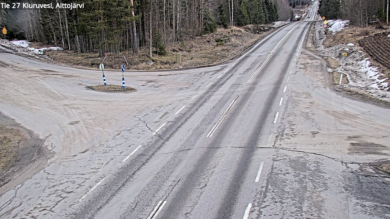 Kelikamerat Kuva Tie 27 Kiuruvesi, Aittojärvi, Kiuruvesi, Pohjois-Savo