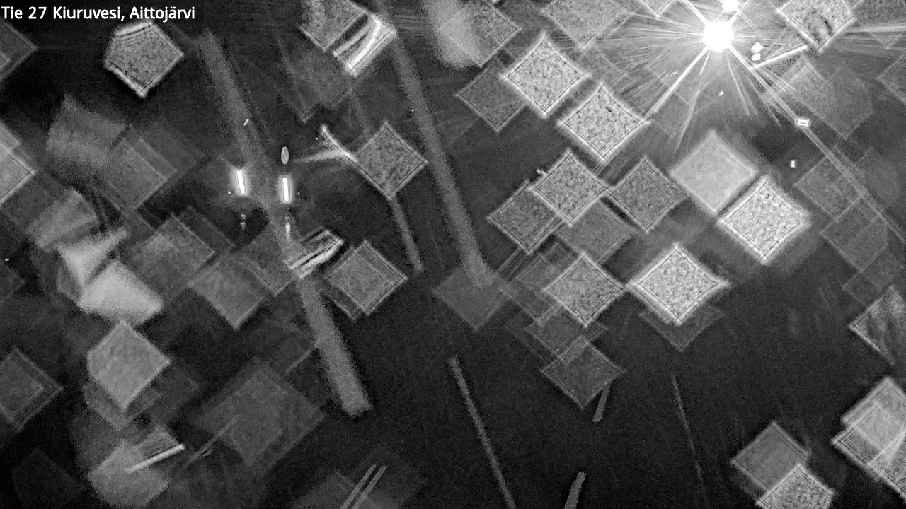 Weather Camera Image Väg 27 Kiuruvesi, Aittojärvi, Kiuruvesi, Pohjois-Savo