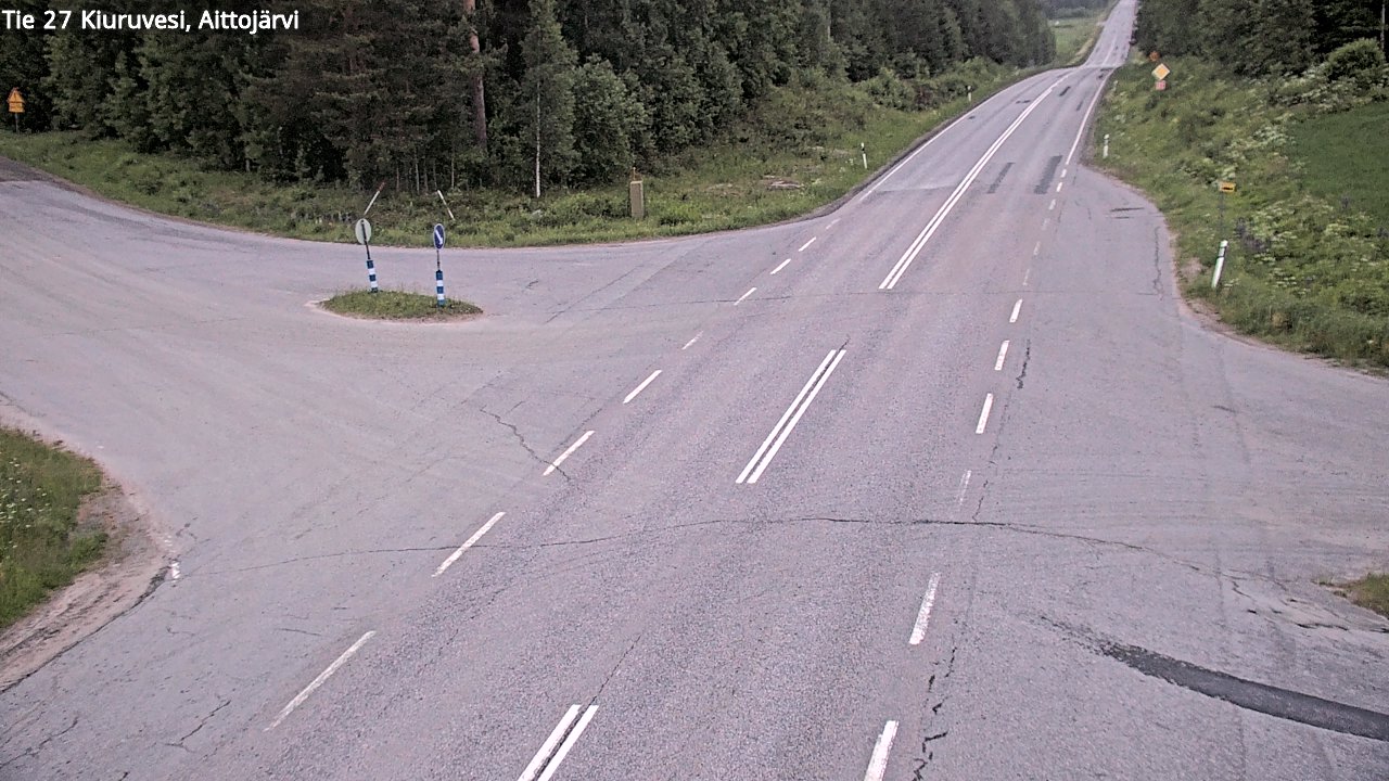 Kelikamerat Kuva Tie 27 Kiuruvesi, Aittojärvi, Kiuruvesi, Pohjois-Savo