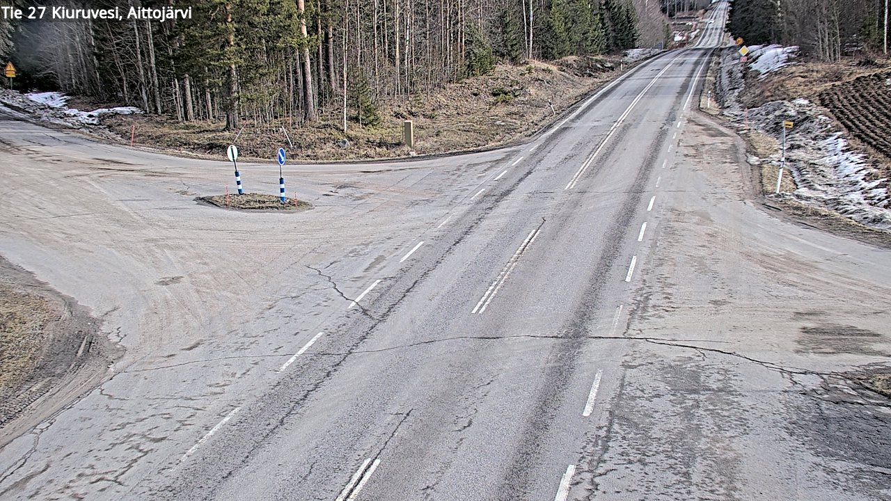 Kelikamerat Kuva Tie 27 Kiuruvesi, Aittojärvi, Kiuruvesi, Pohjois-Savo