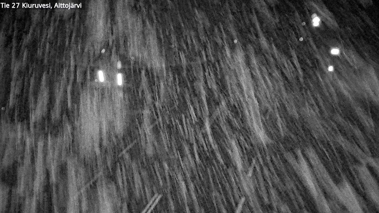Weather Camera Image Road 27 Kiuruvesi, Aittojärvi, Kiuruvesi, Pohjois-Savo