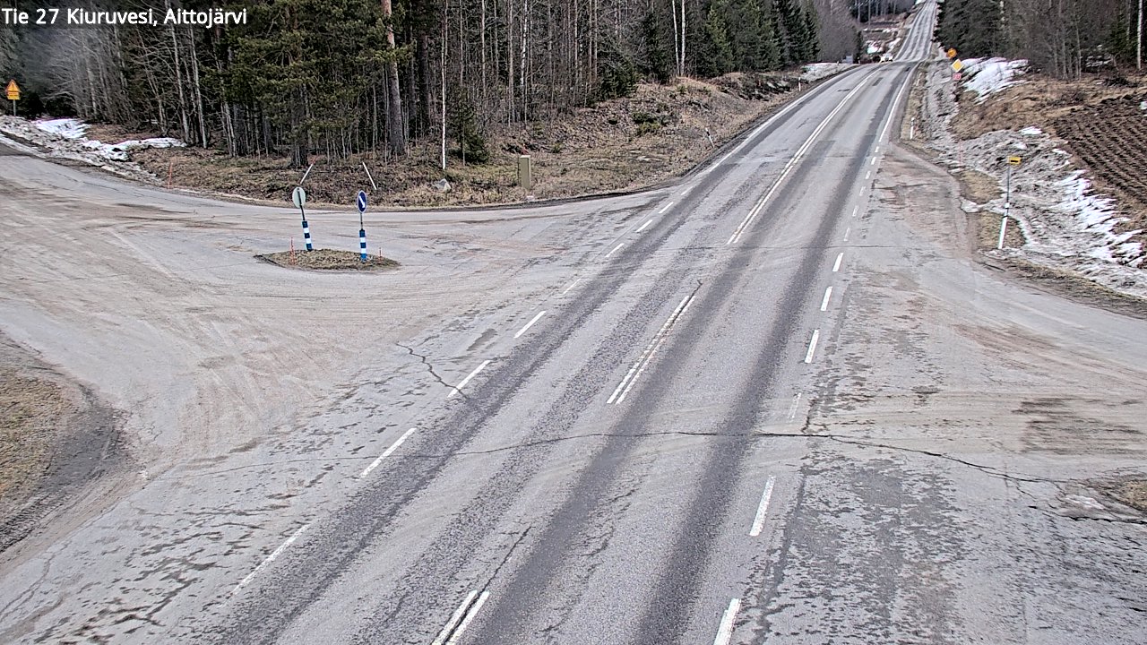 Kelikamerat Kuva Tie 27 Kiuruvesi, Aittojärvi, Kiuruvesi, Pohjois-Savo