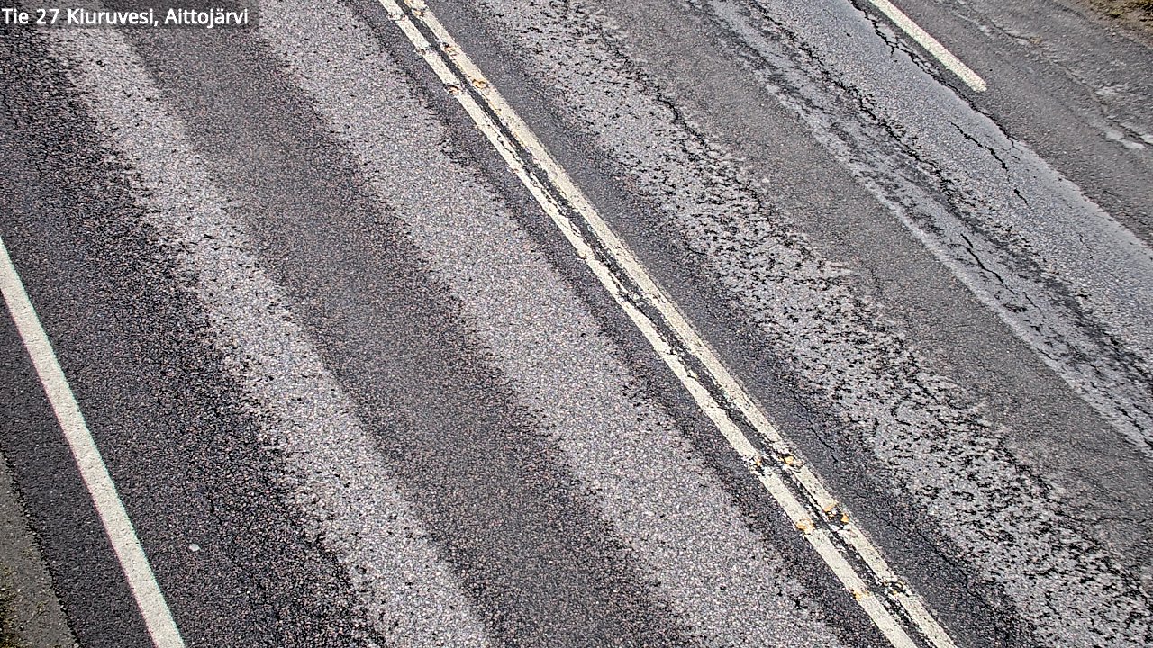 Weather Camera Image Väg 27 Kiuruvesi, Aittojärvi, Kiuruvesi, Pohjois-Savo