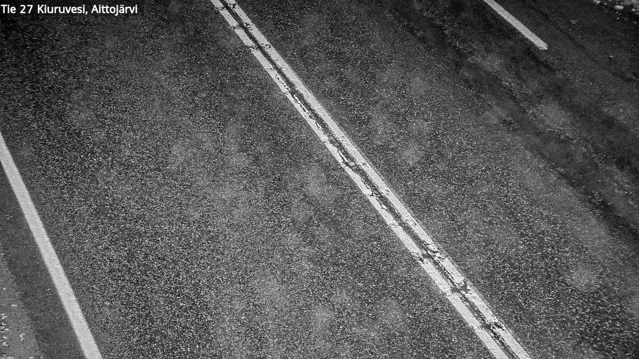 Weather Camera Image Road 27 Kiuruvesi, Aittojärvi, Kiuruvesi, Pohjois-Savo
