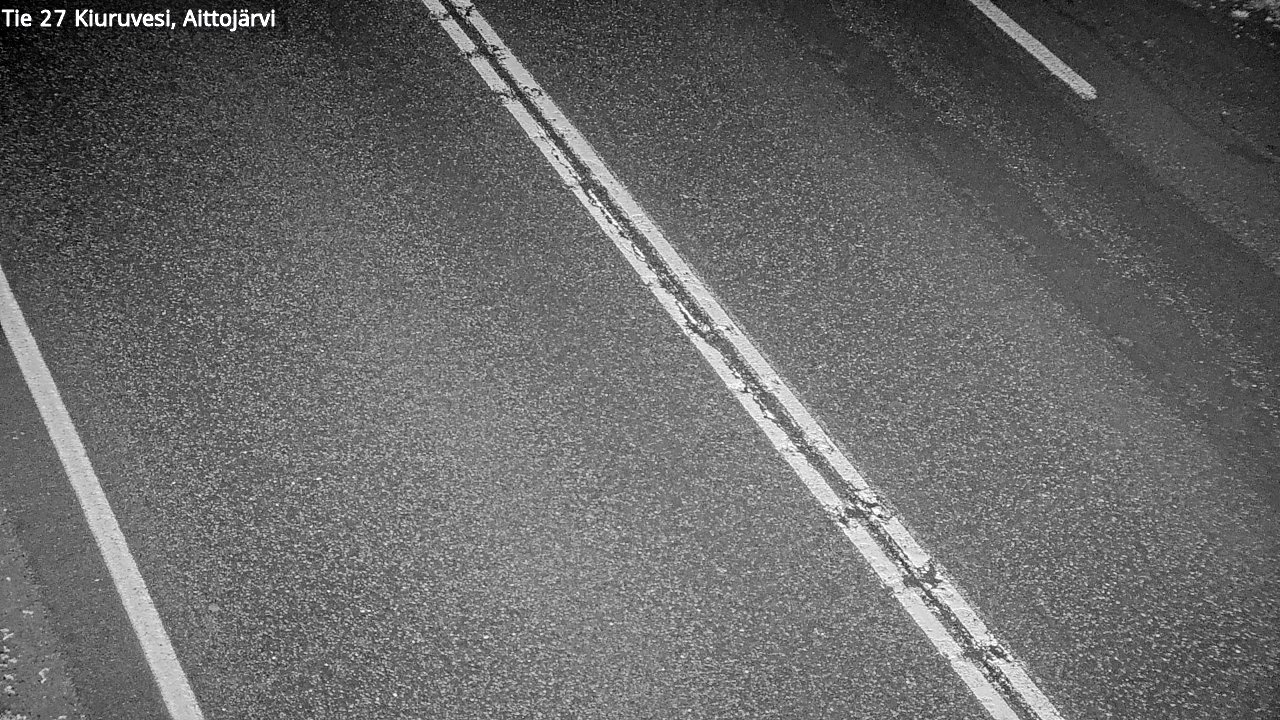 Weather Camera Image Road 27 Kiuruvesi, Aittojärvi, Kiuruvesi, Pohjois-Savo