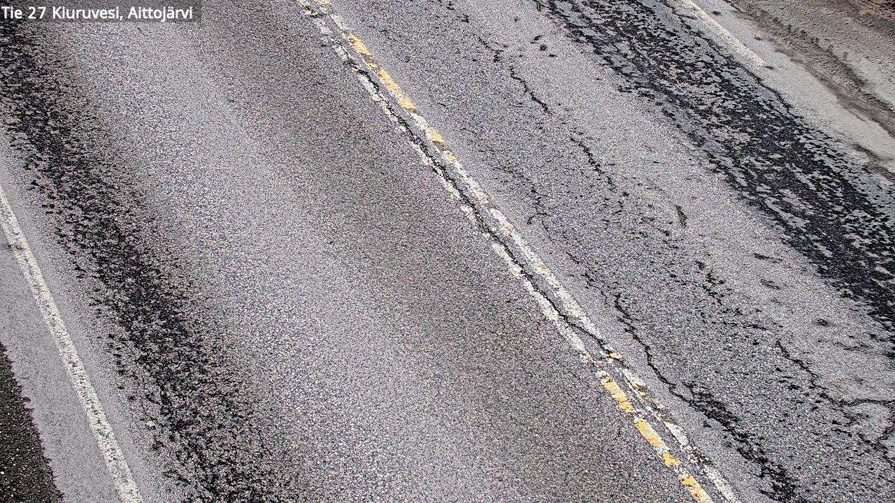 Weather Camera Image Väg 27 Kiuruvesi, Aittojärvi, Kiuruvesi, Pohjois-Savo