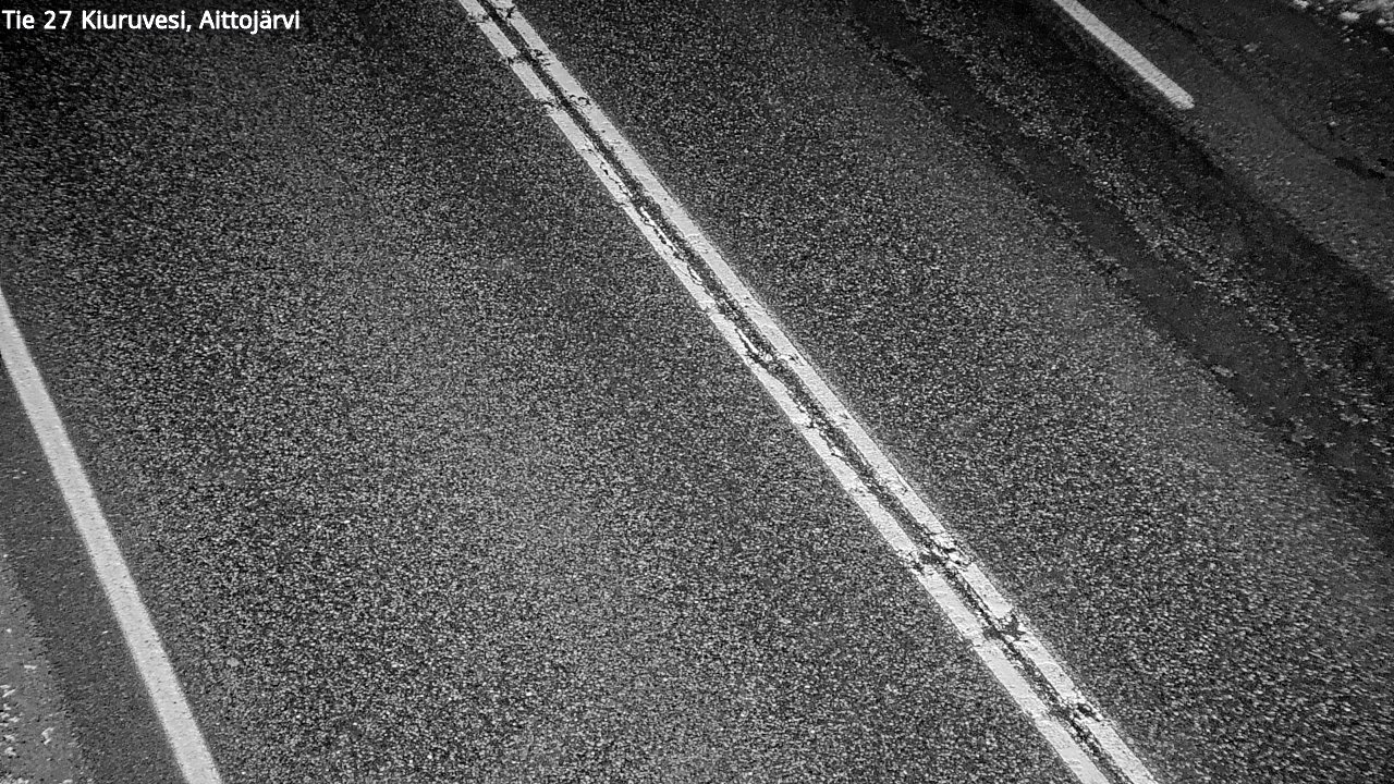 Weather Camera Image Road 27 Kiuruvesi, Aittojärvi, Kiuruvesi, Pohjois-Savo