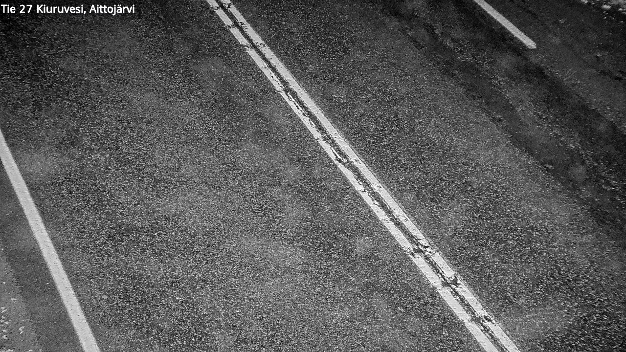 Weather Camera Image Road 27 Kiuruvesi, Aittojärvi, Kiuruvesi, Pohjois-Savo