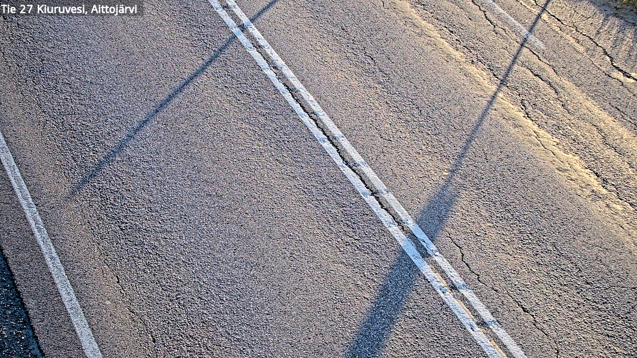 Weather Camera Image Väg 27 Kiuruvesi, Aittojärvi, Kiuruvesi, Pohjois-Savo